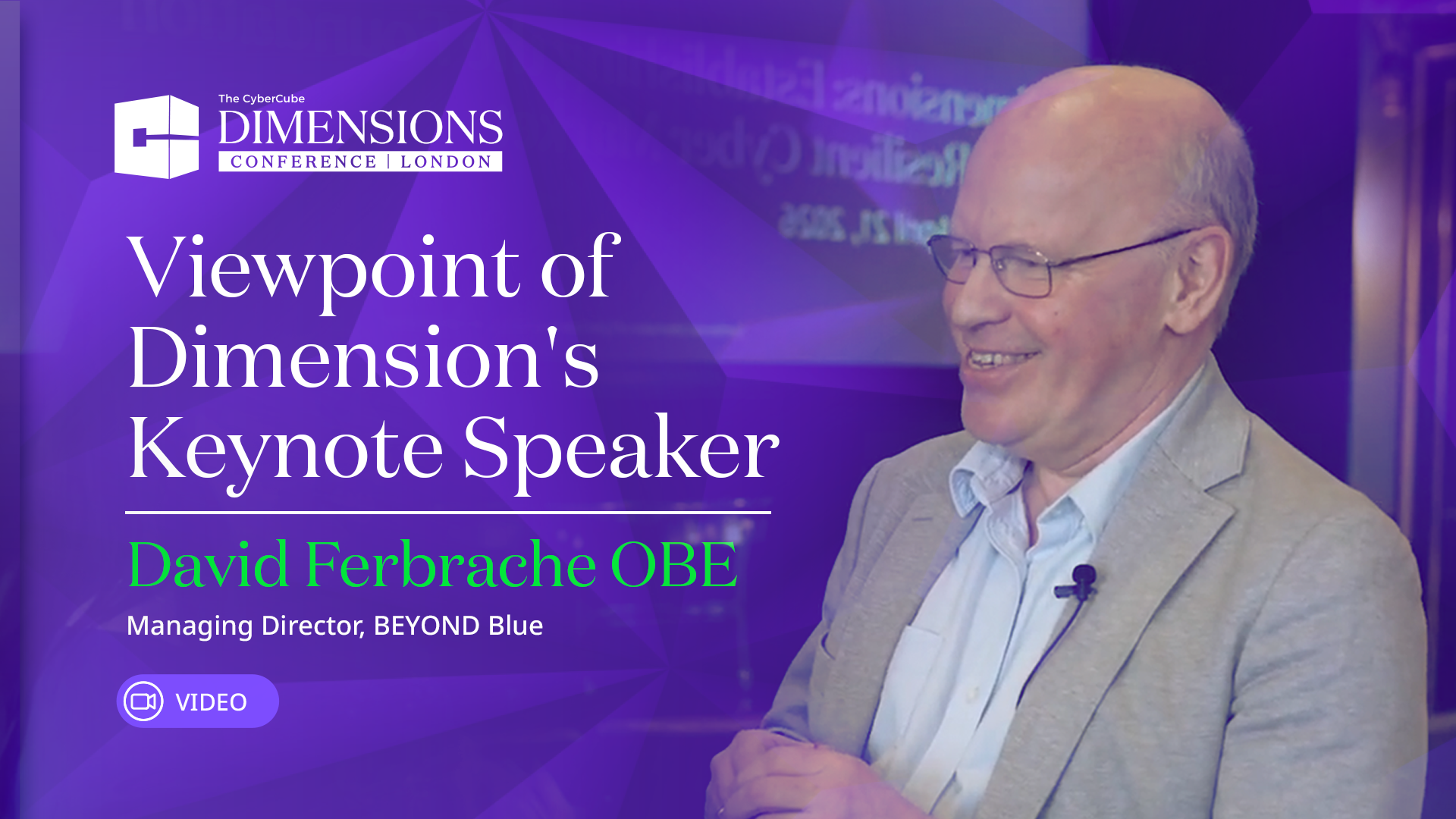 David Ferbrache OBE on Cyber Resilience, Geopolitics, and AI